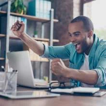 A business owner using digital insights